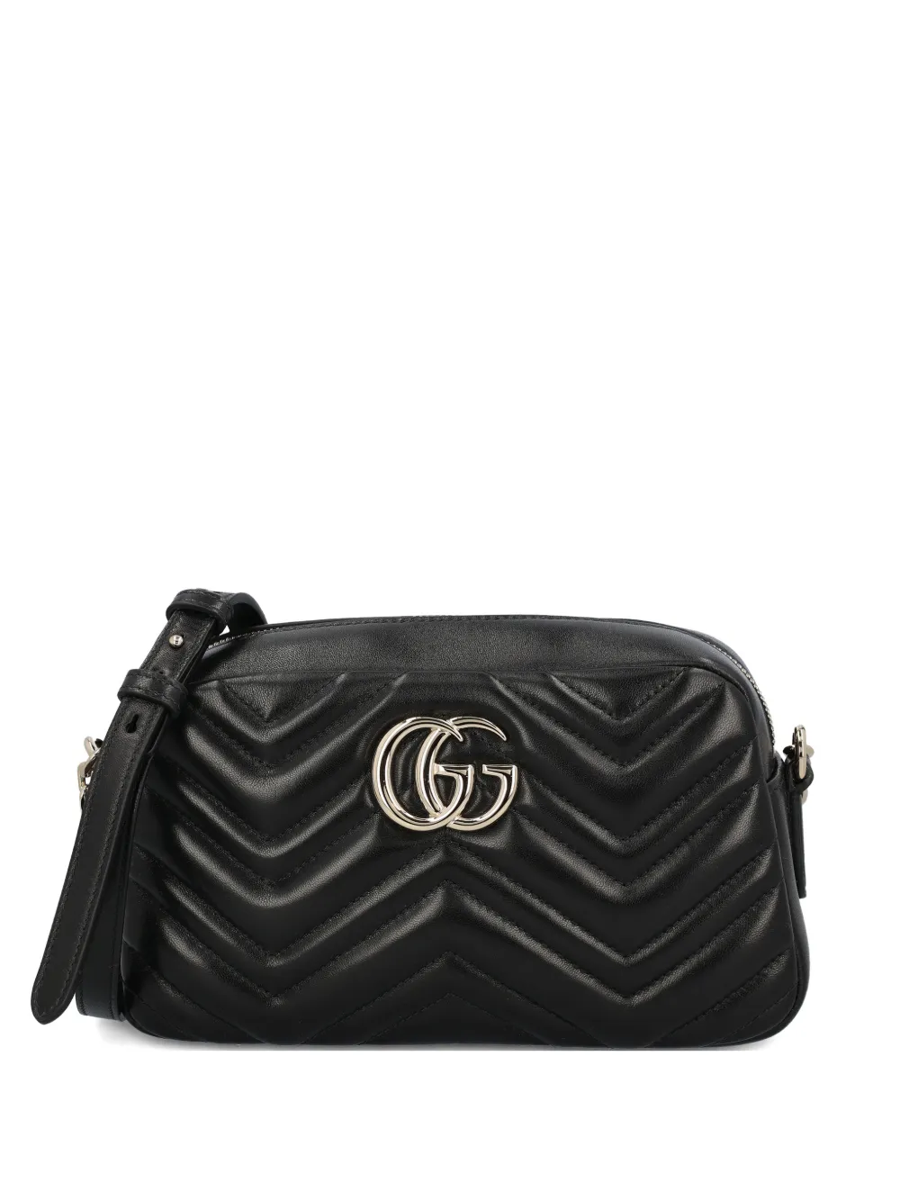 Gucci GG-Marmont crossbody bag with logo plaque